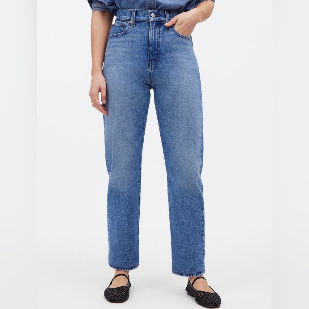 Madewell: The '90s Straight Crop Jean